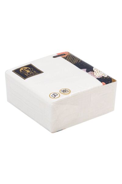 OEM 2-Ply White Table Napkins 33x33cm - 30pcs