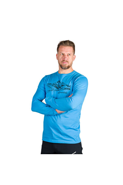 NORTHFINDER Tricou bumbac barbati Dacso blue