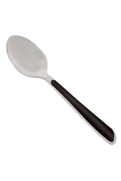 OEM Stainless Steel Spoon with Black Handle 14cm