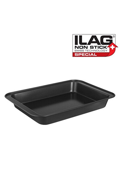 OEM ILAG Rectangular Non-Stick Metal Tray 37x25x5cm