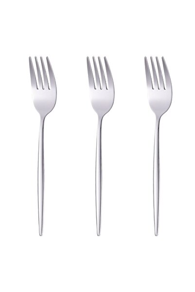 OEM Small Stainless Steel Forks "Slim" 15cm - 3pcs