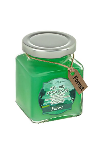 OEM Odorizant Camera Gel Verde in Reciepient din Sticla cu Aroma Forest 200g