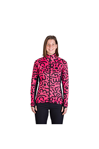 NORTHFINDER Dri-release®DUO women's fleece sweatshirt Zliechova 2 raspberryprint