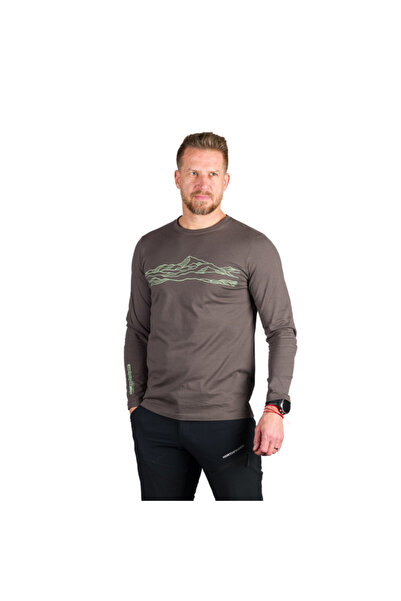NORTHFINDER Tricou bumbac barbati Bodi darkgreen