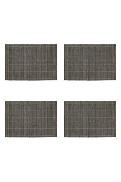OEM Gray Bamboo Plate Holders 43x30cm - 4pcs