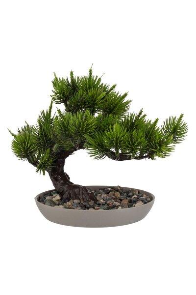 OEM Decorative Pot with Artificial Bonsai Plant 24x14x20cm