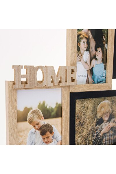 OEM Wooden Photo Frame "Home Sweet Home" for 8 Pictures 49x50.5x1.5cm