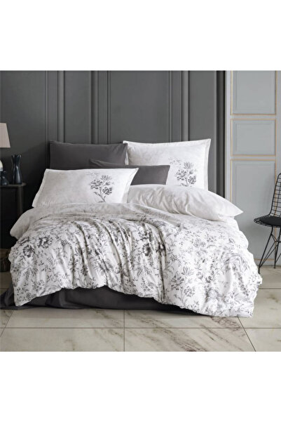 OEM Family Napa Anthracite Bed Linen with 2 Duvet Covers (100% Cotton)