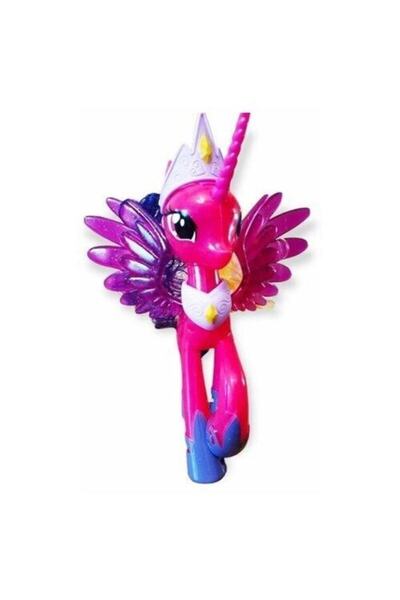 OEM Figurine Pony Princess Celestia with Shiny Wings, Music and Light, Pink, 23 cm, 3 Years+