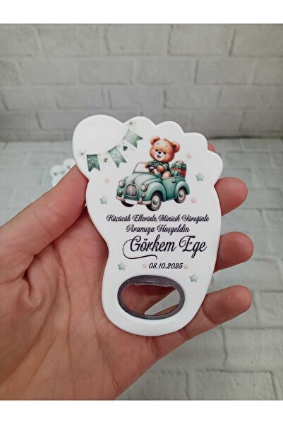 LecaTTe 20 Adet Ayak Magnet Açacak Yeni Doğan, Doğum Günü, Sünnet, Nişan, Söz...
