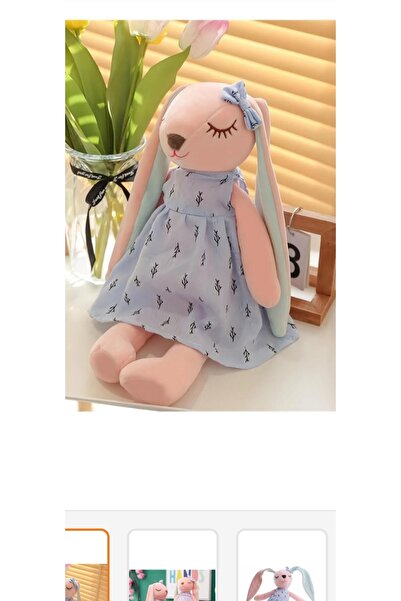 Toys Uzun kulaklı uyku arkadaşı tavşan