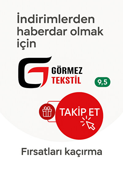 GÖRMEZ TEKSTİL Single Rose Red Ruffled Trim Stitched Duvet Cover Set Ecru Organic Cotton