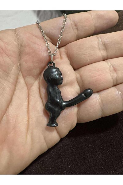 Herşey Nota قلادة الفضيلة الإلهية |   قلادة هدية مضحكة بسلسلة سوداء 60 سم - ت...