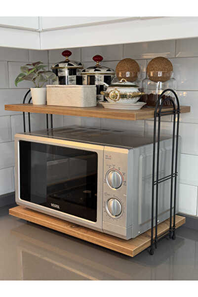 Halemfa Mikrodalga Fırın Dolabı ÇAM Tezgah Üstü Fırın Microdalga Mutfak Rafı ...