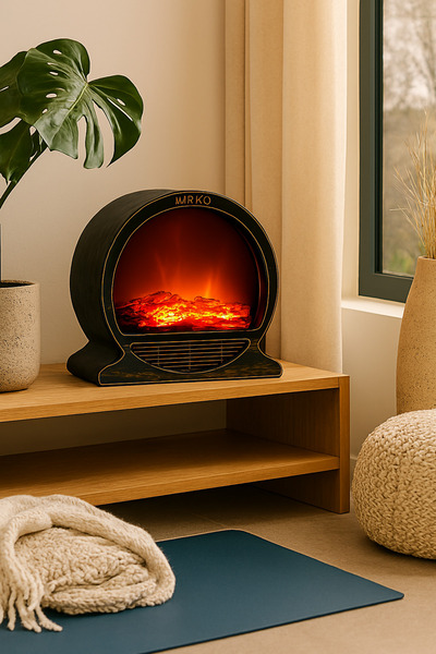 Munico Dekoratif Şömine LED Lamba – Gerçek Alev Görünümlü, Dayanıklı Malzeme ...