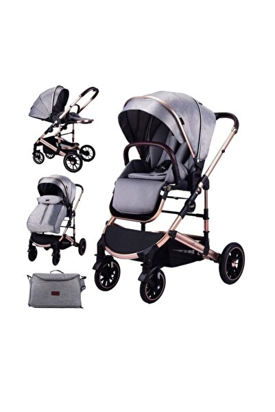 L-Sun Carucior 2 in 1 reversibil si pliabil F3 Gri