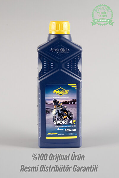 putoline 10W-50 SPORT 4R Yarı Sentetik 4T Motosiklet Motor Yağı