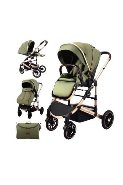 L-Sun Carucior 2 in 1 reversibil si pliabil F3 Verde