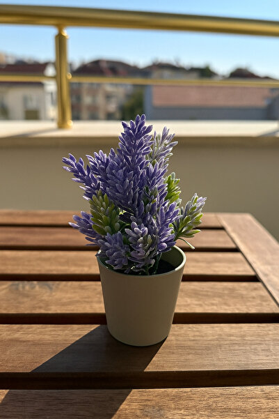 MEYA PİNE Decor artificial lavandă în ghiveci