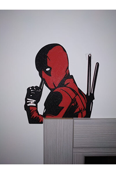 craftopya Decor de colț pentru ușă cu tematică Deadpool