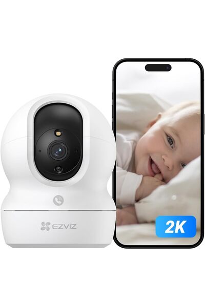 EZVIZ CP1 Pro 2K 3MP 360° Indoor Security Camera with Call Button