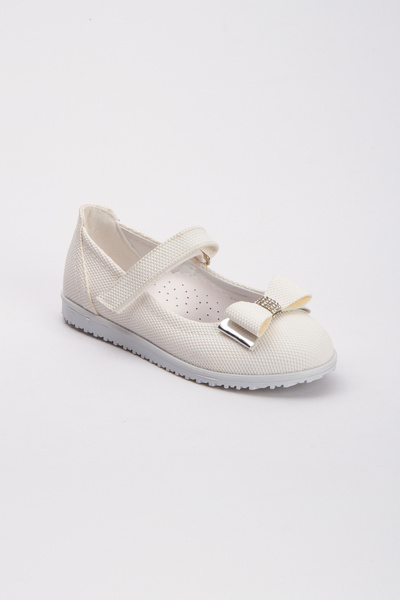 N NOXXO Honeycomb Texture Non-Slip Sole Cream Children's Ballerina Ballet