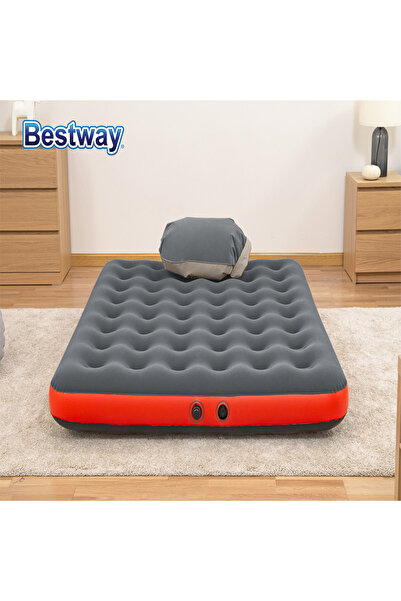 TSUMAB Bestway Inflatable Double Air Bed – Comfortable Home & Camping Mattress