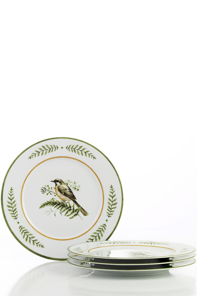 Kütahya Porselen Bellis 4 Piece 21 cm Cake Plate 1105