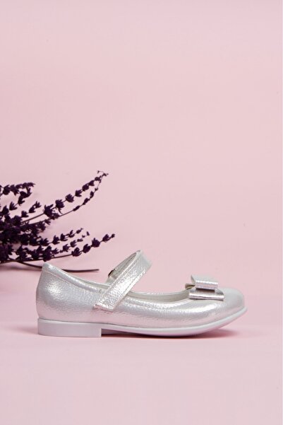 N NOXXO Girl's Soft Leather, Orthopedic Sole, Shiny Ballerinas