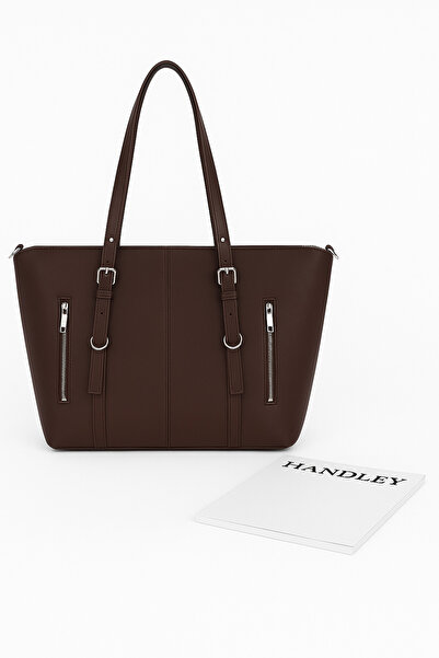 Handley Πολυτελής τσάντα ώμου με φερμουάρ