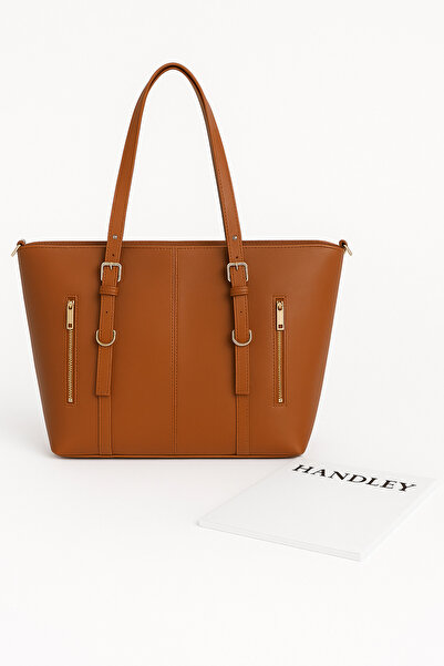 Handley Πολυτελής τσάντα ώμου με φερμουάρ