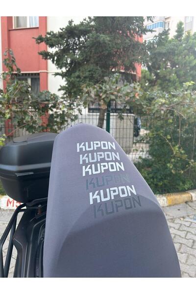 Utku Giyim KUPON DESENLİ GRİ RENK MİNİ VE MİDİ MOTOSİKLET KOLTUK KILIFI