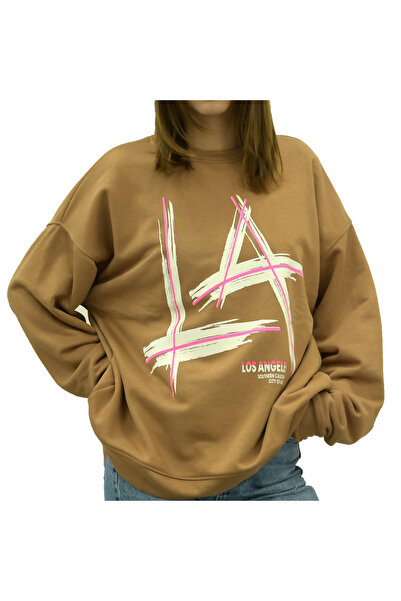 ciao milano PULLOVER LOGO GRAFITTI „LA”
