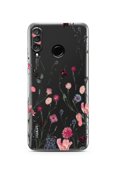 Elorakılıf Huawei P30 Lite Uyumlu Baskılı Yumuşak Silikon Şeffaf Telefon Kılıfı