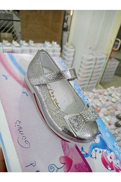 N NOXXO Ασημί Baby Shiny Ballerina Παπούτσια