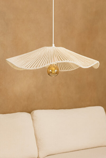 Bubihome Bohem Makrome Avize 50 cm Salon Oturma Odası Hol Antre Mutfak Avize