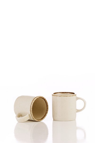 Kütahya Porselen 2 Pieces 110 Cc Mug Cinnamon