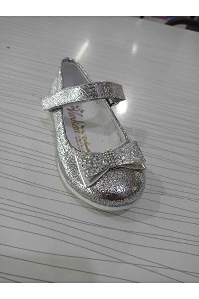 N NOXXO Ασημί Baby Shiny Ballerina Παπούτσια