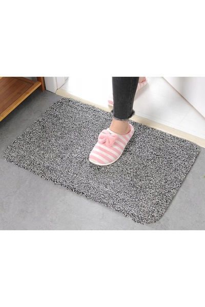 zola Magic carpet, Zola®, non-slip rubber bottom, grey, 70x46 cm