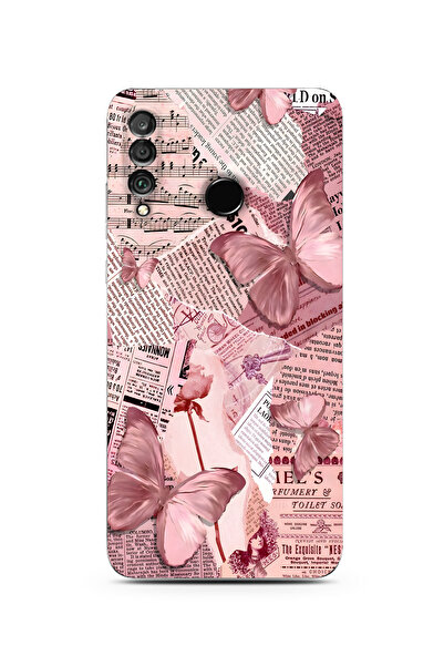 Elorakılıf Huawei P30 Lite Uyumlu Baskılı Yumuşak Silikon Şeffaf Telefon Kılıfı