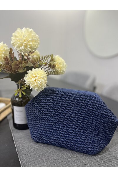BAGS Burslu Hasır Clutch Çanta