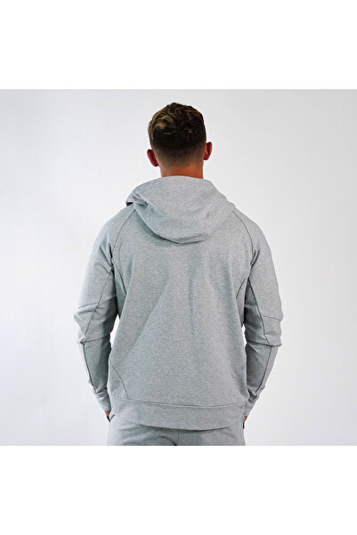 NORTHFINDER Classic cotton hoodie for men Bherm greymelange