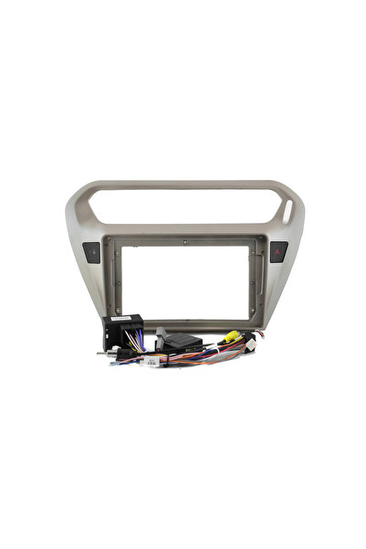 smartgo PEUGEOT 301 / Cıtroen C-Elysée 2012-2020 GRİ 9 INC ÇERÇEVESİ - SOKET-...