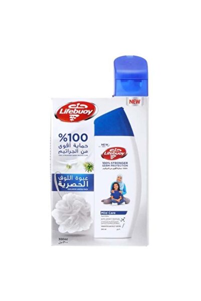 LİFEBUOY Soft Care Shower Gel with Loofah - 300 ml