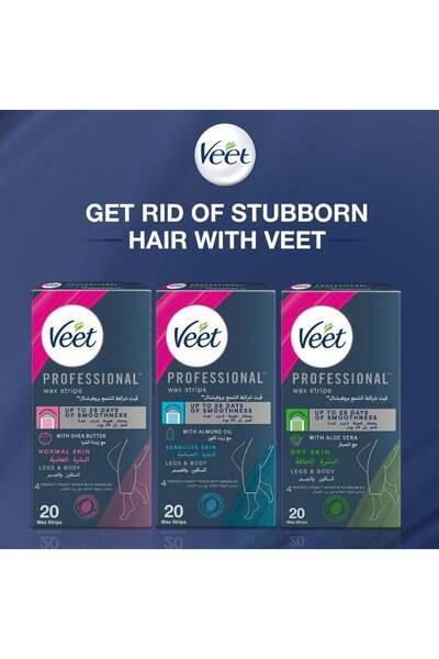Veep Veet Wax Strips for Normal Skin - 20 Strips