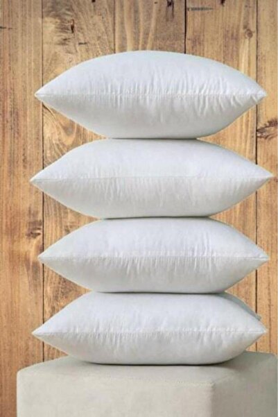 Yastıkland 4'lü Kırlent Kılıfı Iç Yastığı 45x45 400 Gr Kırpık Sünger Iç Dolgu...