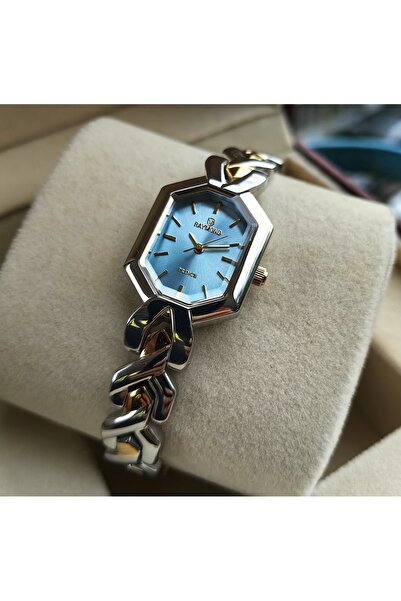 Raymond Cornered Design Steel Women's Wristwatch