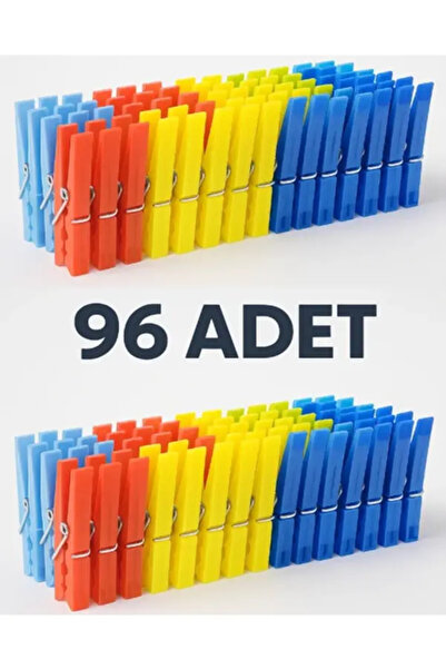 TOPALAKTİCARET Clești pentru rufe 96 bucăți (Clești pentru rufe)