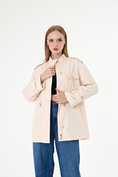 polle Trenci scurt pentru femei, cu talie înaltă, cu șnur