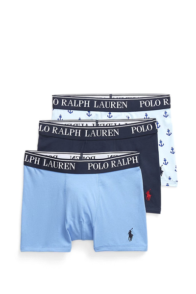 Polo Ralph Lauren Blue 3-Piece Boys' Boxer Set